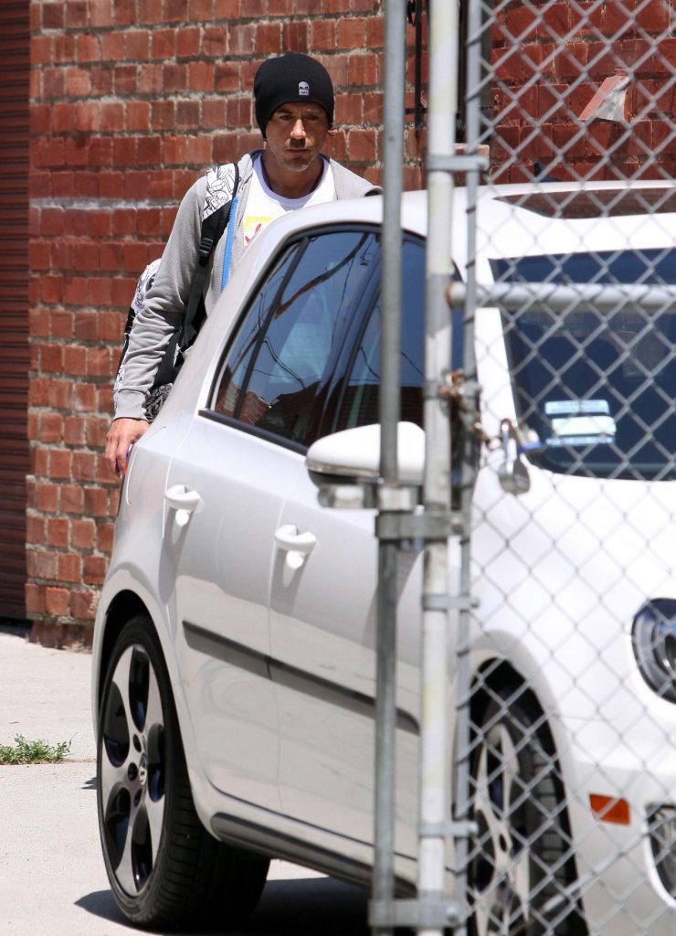 Robert Downey Jr. Leaving A Kung Fu Class