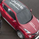 Nissan Juke uses onboard cameras to set world-first 'blind' J-turn record