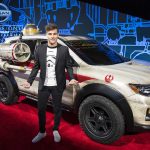 HOLLYWOOD, Calif. (Dec. 10, 2016) – The World Premiere of Rogue One: A Star Wars Story was held at The Pantages Theatre on Saturday, Dec. 10, 2016 in Hollywood, California where Nissan showed the 2017 Nissan Rogue: Rogue One Star Wars Limited Edition. (Photo by Colin Young-Wolff/Invision for Nissan/AP Images)