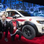 HOLLYWOOD, Calif. (Dec. 10, 2016) – The World Premiere of Rogue One: A Star Wars Story was held at The Pantages Theatre on Saturday, Dec. 10, 2016 in Hollywood, California where Nissan showed the 2017 Nissan Rogue: Rogue One Star Wars Limited Edition. (Photo by Colin Young-Wolff/Invision for Nissan/AP Images)