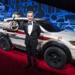 HOLLYWOOD, Calif. (Dec. 10, 2016) – The World Premiere of Rogue One: A Star Wars Story was held at The Pantages Theatre on Saturday, Dec. 10, 2016 in Hollywood, California where Nissan showed the 2017 Nissan Rogue: Rogue One Star Wars Limited Edition. (Photo by Colin Young-Wolff/Invision for Nissan/AP Images)