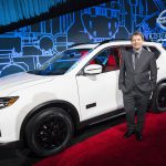 HOLLYWOOD, Calif. (Dec. 10, 2016) – The World Premiere of Rogue One: A Star Wars Story was held at The Pantages Theatre on Saturday, Dec. 10, 2016 in Hollywood, California where Nissan showed the 2017 Nissan Rogue: Rogue One Star Wars Limited Edition. (Photo by Colin Young-Wolff/Invision for Nissan/AP Images)