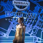 HOLLYWOOD, Calif. (Dec. 10, 2016) – The World Premiere of Rogue One: A Star Wars Story was held at The Pantages Theatre on Saturday, Dec. 10, 2016 in Hollywood, California where Nissan showed the 2017 Nissan Rogue: Rogue One Star Wars Limited Edition. (Photo by Colin Young-Wolff/Invision for Nissan/AP Images)