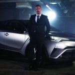 LONDON, ENGLAND - FEBRUARY 02:  French rally driver Guerlain Chicherit, who led guests in an exhilarating drive around a giant projected roulette table, showcasing the new Toyota C-HR痴 driving dynamics, fluid motion and controlled responses on February 2, 2017 in London, England.  禅he Night that Flows�, is the world痴 first drive through immersive theatre experience.  (Photo by Gareth Cattermole/Getty Images for Toyota) *** Local Caption *** Guerlain Chicherit