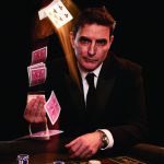 LONDON, ENGLAND - FEBRUARY 02:  French croupier Etienne Pradier invites guests who enter the Paris scene, which is designed as a casino, to partake in a game of chance on February 2, 2017 in London, England. 禅he Night that Flows� saw 100 guests experience the immersive event, which brought to life the different features of the new Toyota C-HR across five European cities.  (Photo by Gareth Cattermole/Getty Images for Toyota) *** Local Caption *** Etienne Pradier